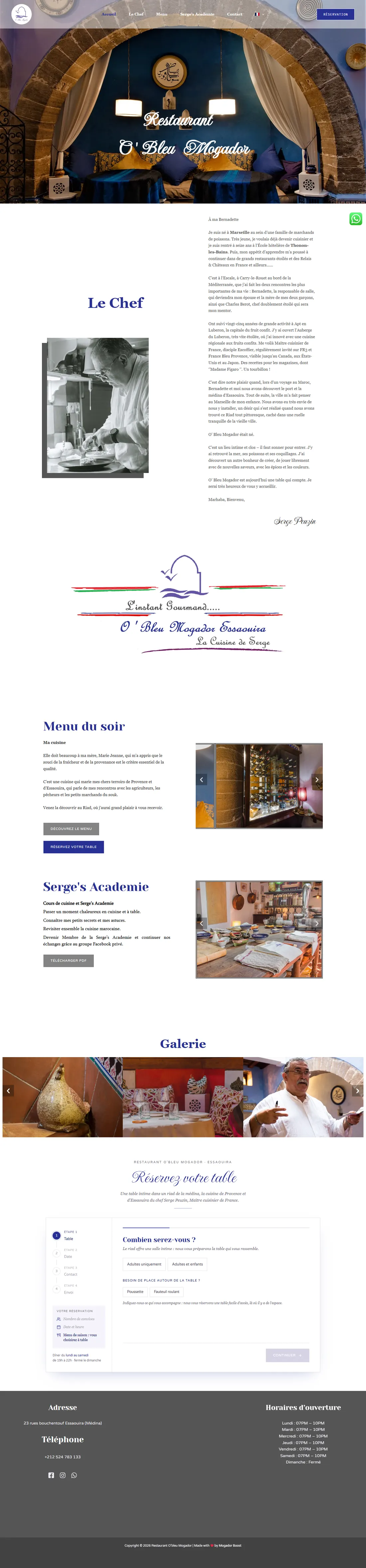 O’Bleu Mogador — obleu-mogador.com